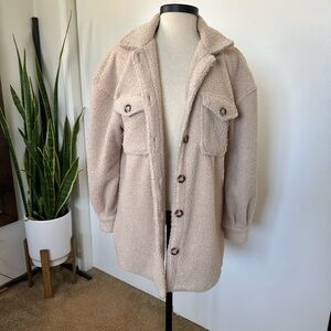 Bagatelle Beige Teddy Jacket